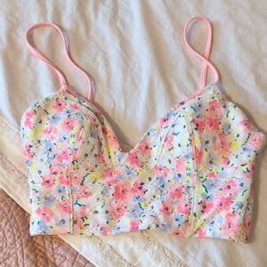 Victoria Secret Women's Bikini Top Floral Print